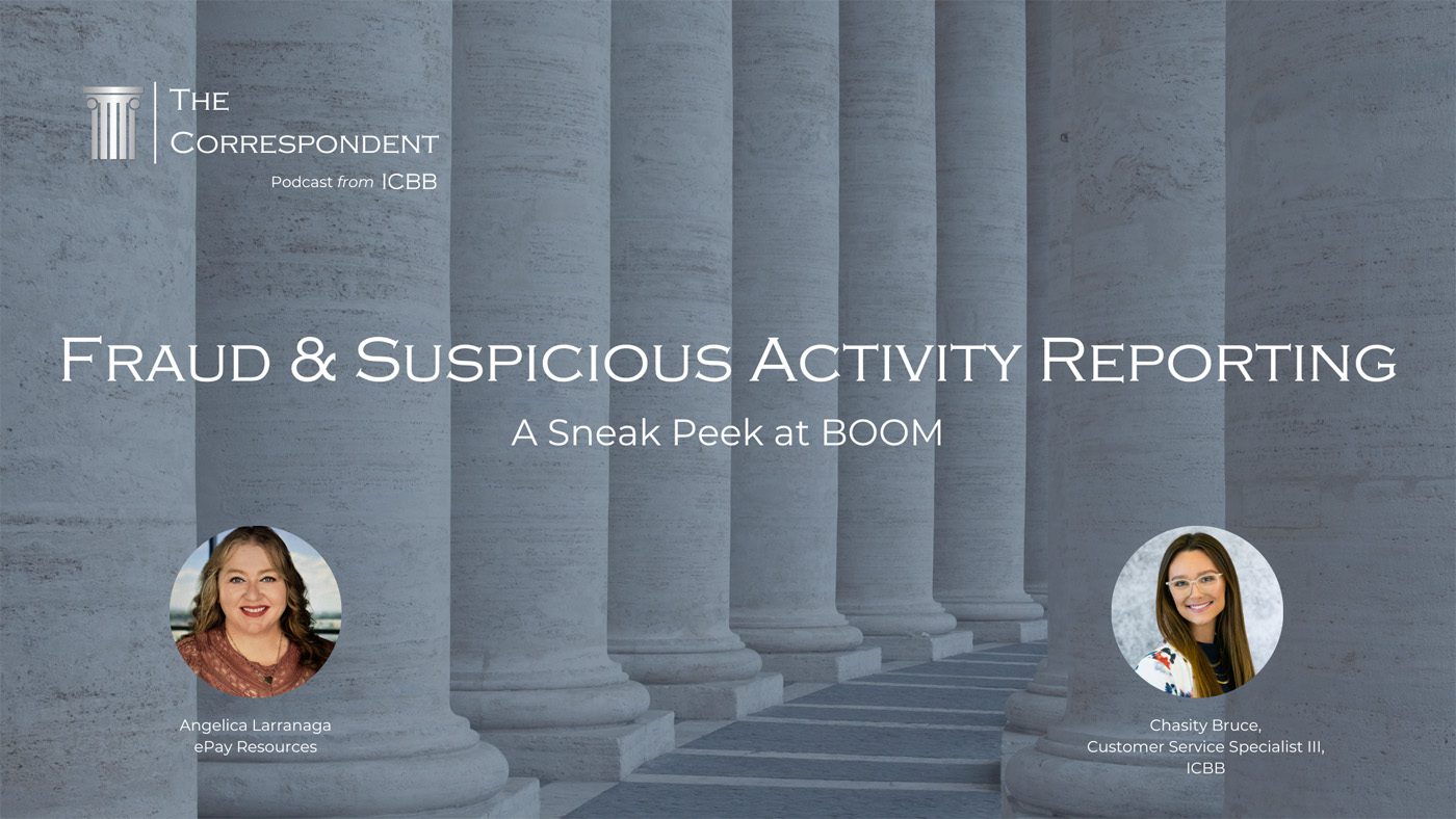 Fraud & Suspicious Activity Reporting: A BOOM Preview